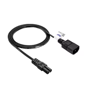 Barošanas kabelis Akyga AK-PC-15A 1,5 m — C14 uz C7 savienotājs, 250 V