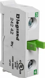 Вспомогательный контакт Legrand 024242 1НЗ фронтальный монтаж