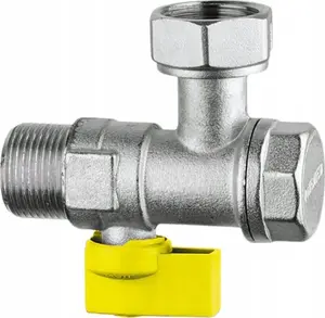 Angle gas shut-off valve with built-in filter DN 20 (S) Samee S0003N05