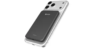 Магнитный внешний аккумулятор eSTUFF ES641100 5000 мАч черный с беспроводной зарядкой, USB Type-C, Power Delivery 3.0 и мощностью 20 Вт