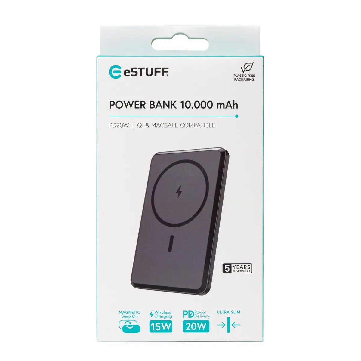 eSTUFF ES641101 Magnetic Power Bank 10000 mAh Photo 2
