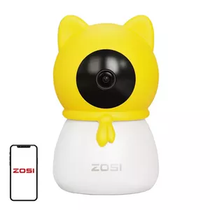 ZOSI 4MP HD 355° elektroniskā kamera / aukle