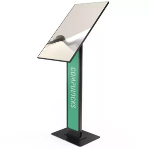 Compulocks Brandable VESA Floor Stand for Screens Up to 32 Inches Black
