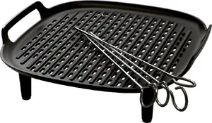 Philips HD9926/00 Airfryer Grill Kit and Skewers for 3.2L and 4.2L Fryers