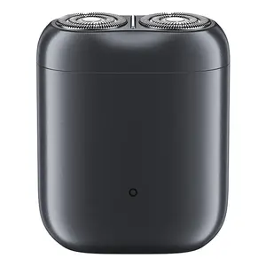 Роторная бритва Xiaomi S200 — серый, 1 роторная головка, питание от батареи, моющаяся, влажная/сухая