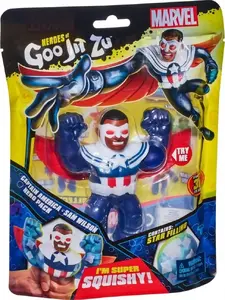 Rīcības Figūrīte TMTOYS Goo Jit Zu Marvel Captain America Sam Wilson, elastīga kolekcionējama figūriņa