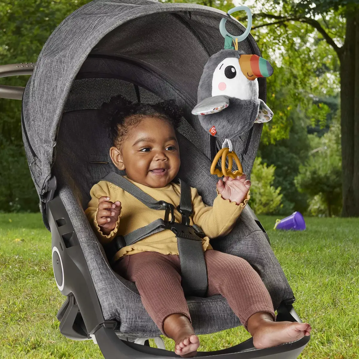 Toy bird MATTEL Fisher-Price Flap & Go Toucan Photo 2