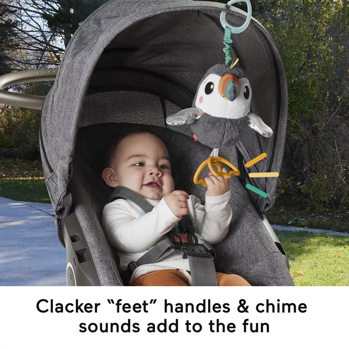 Toy bird MATTEL Fisher-Price Flap & Go Toucan Photo 5