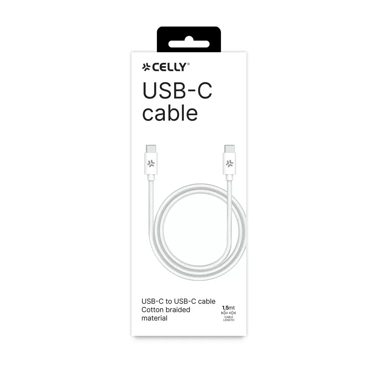 USB-C uz USB-C kabelis Celly USBCUSBCCOTT Photo 3