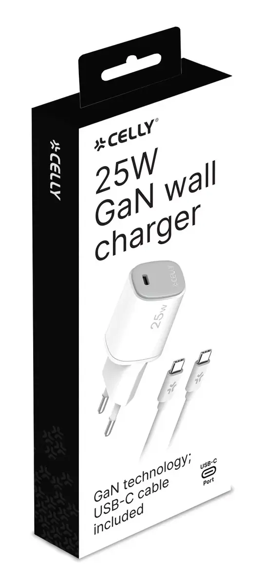 Celly USB Type‑C iekštelpu lādētājs UPTC1USBC25WCTC Photo 2