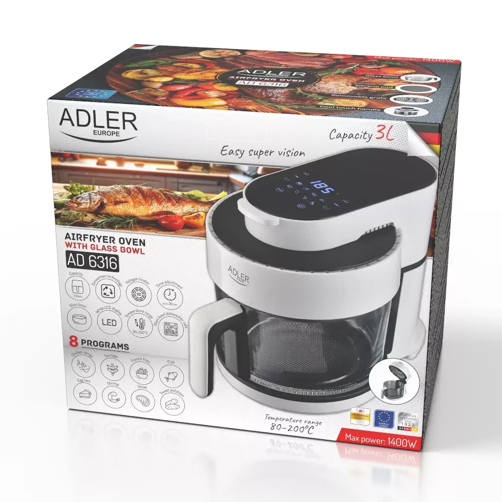 Аэрогриль Adler AD 6316 Photo 2