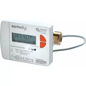 Heat meter Santech QHeat5 qp 2.5 m3/h DN20 — powered unit