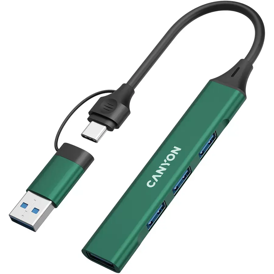 USB hub CANYON DS-02 4in1 USB-A/C Photo 2