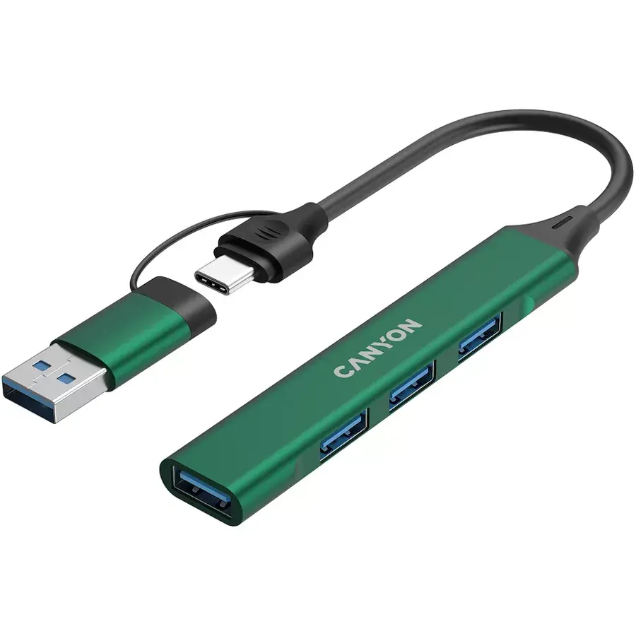 USB hub CANYON DS-02 4in1 USB-A/C Photo 3