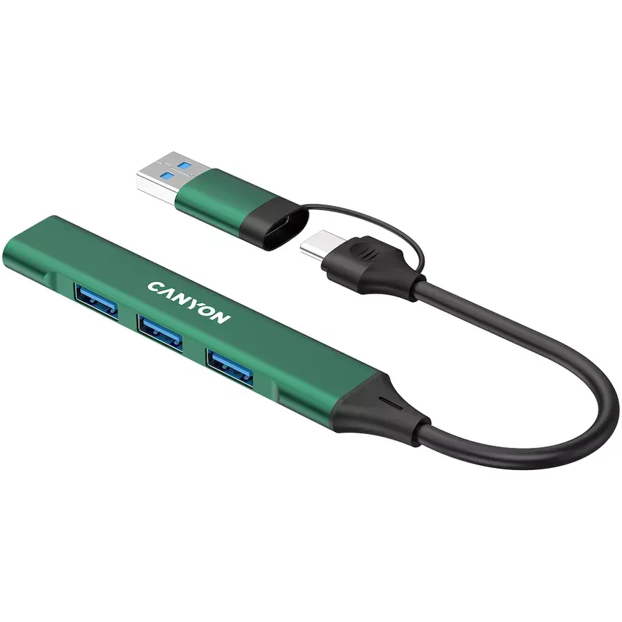 USB hub CANYON DS-02 4in1 USB-A/C Photo 5