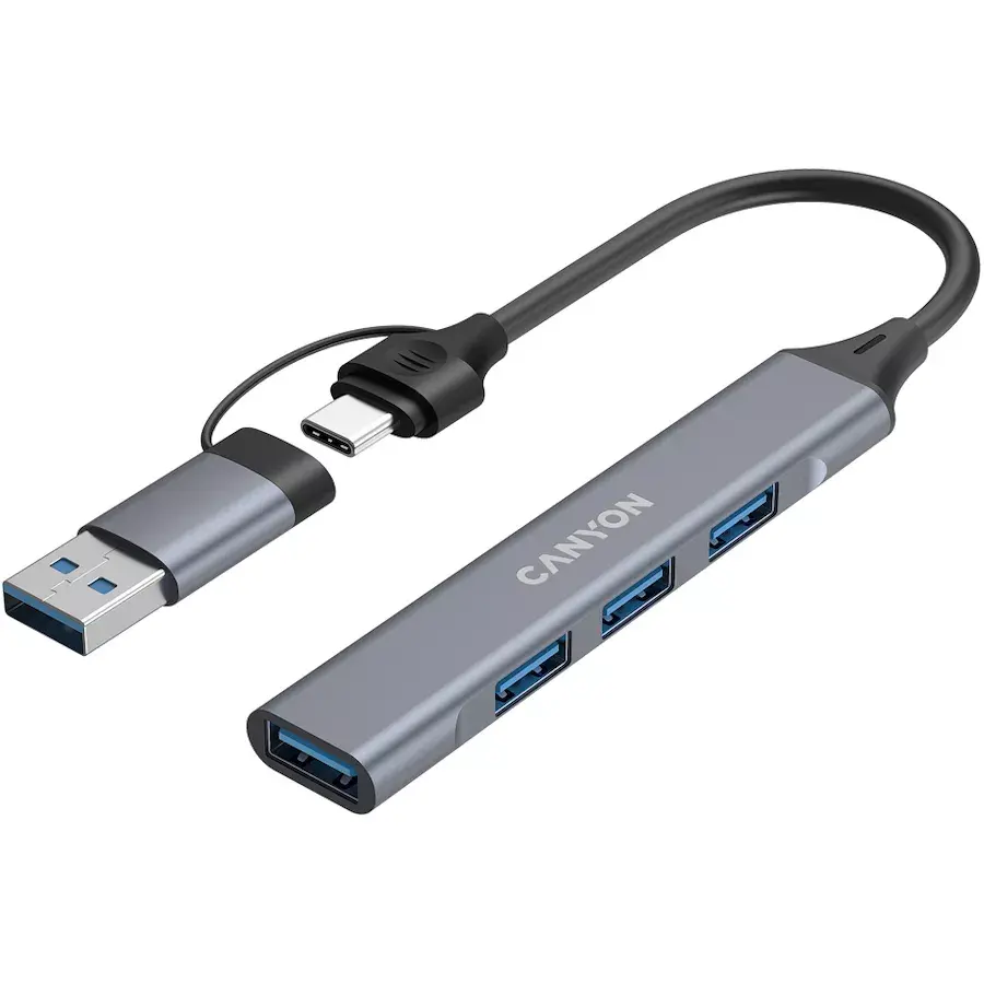 CANYON DS-02 4в1 USB-концентратор Photo 3