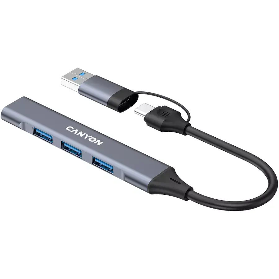 CANYON DS-02 4в1 USB-концентратор Photo 5