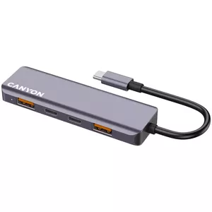 USB-C 5‑in‑1 Hub CANYON CNS‑TDS18 — Grey