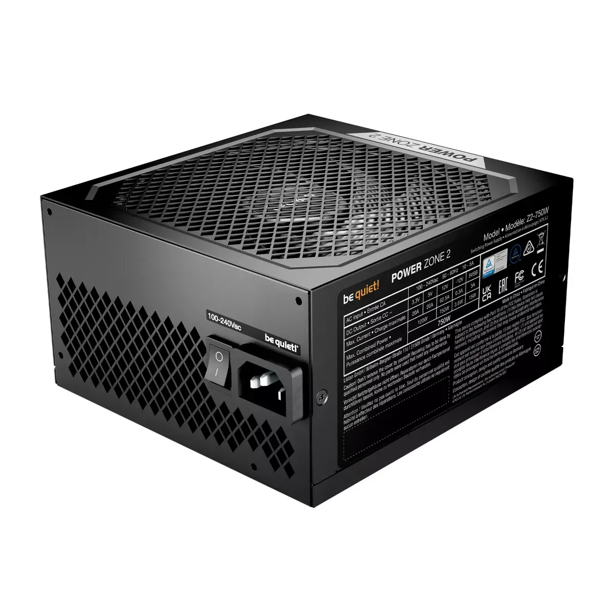 be quiet! POWER ZONE 2 750W Barošanas bloks Photo 2