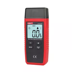 Moisture Meter Unit UT377A for Wood and Building Materials, Compact Handheld Moisture Tester