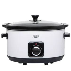Electric food steamer Vitacom AD 6413w, capacity 5.8 L, white