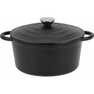 Cast Iron Casserole Pot KRISBERG KS-2639, 5.5 L, 26 cm