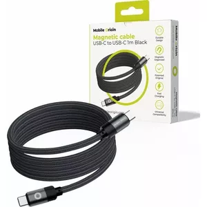 Кабель USB-C — USB-C Mobile Origin MC2-USBC-1M-BLK — 1 м, чёрный, для передачи данных и зарядки