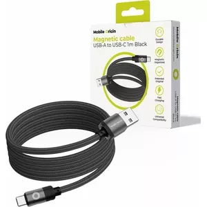 Кабель USB-A — USB-C MOBILE ORIGIN MC2-USBA-1M-BLK, 1 м, чёрный