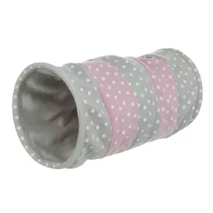 Cat Tunnel Trixie TRIXIE 4291, diameter 25 cm, depth 50 cm, grey/pink