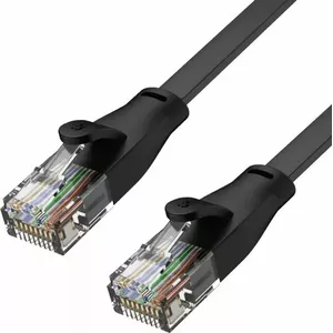 Network Cable Unitek C18113GBK Ethernet Cat.6 0.3m Black