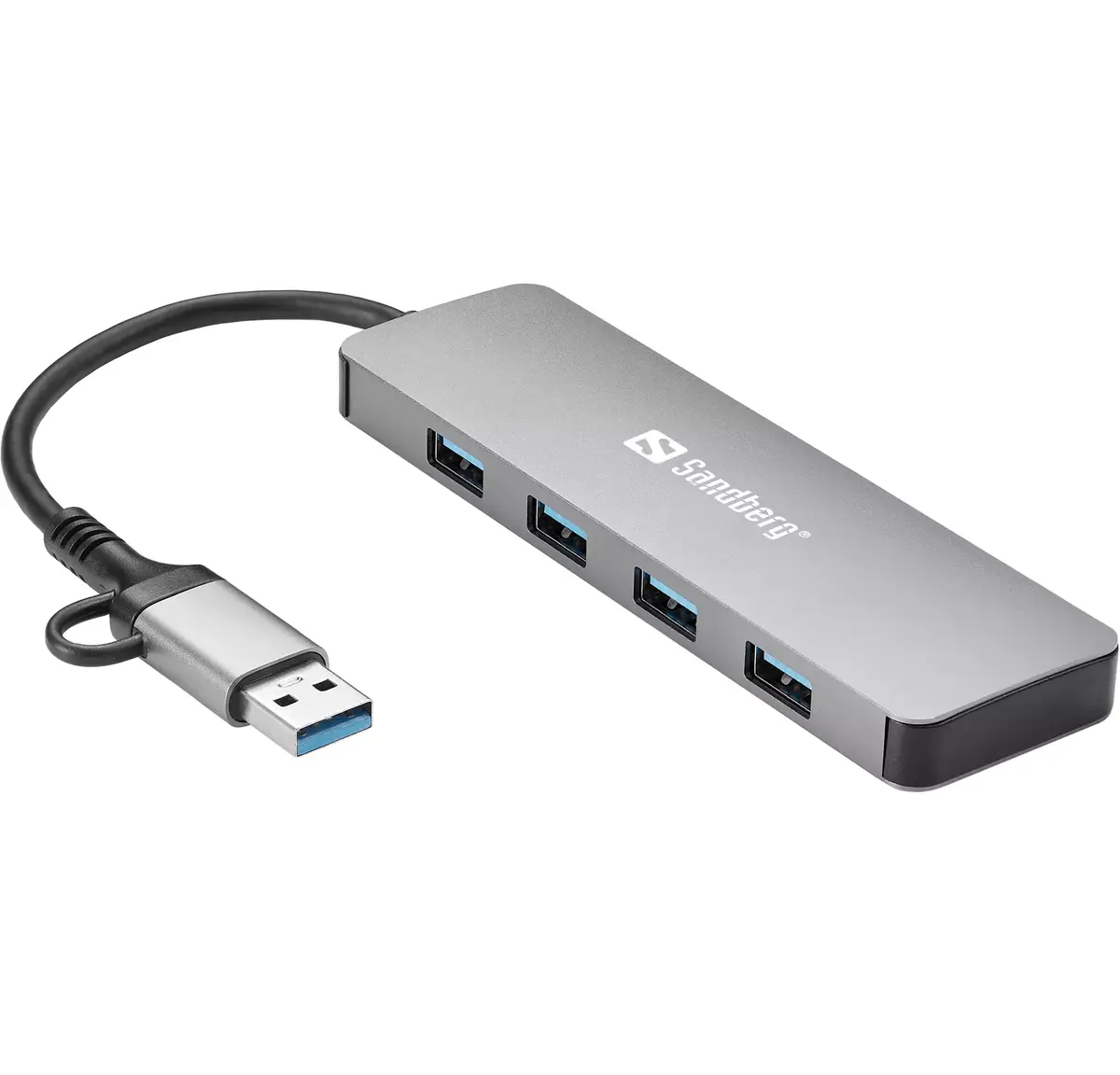 USB-C/A to 4xUSB 3.0 Hub Sandberg Photo 2