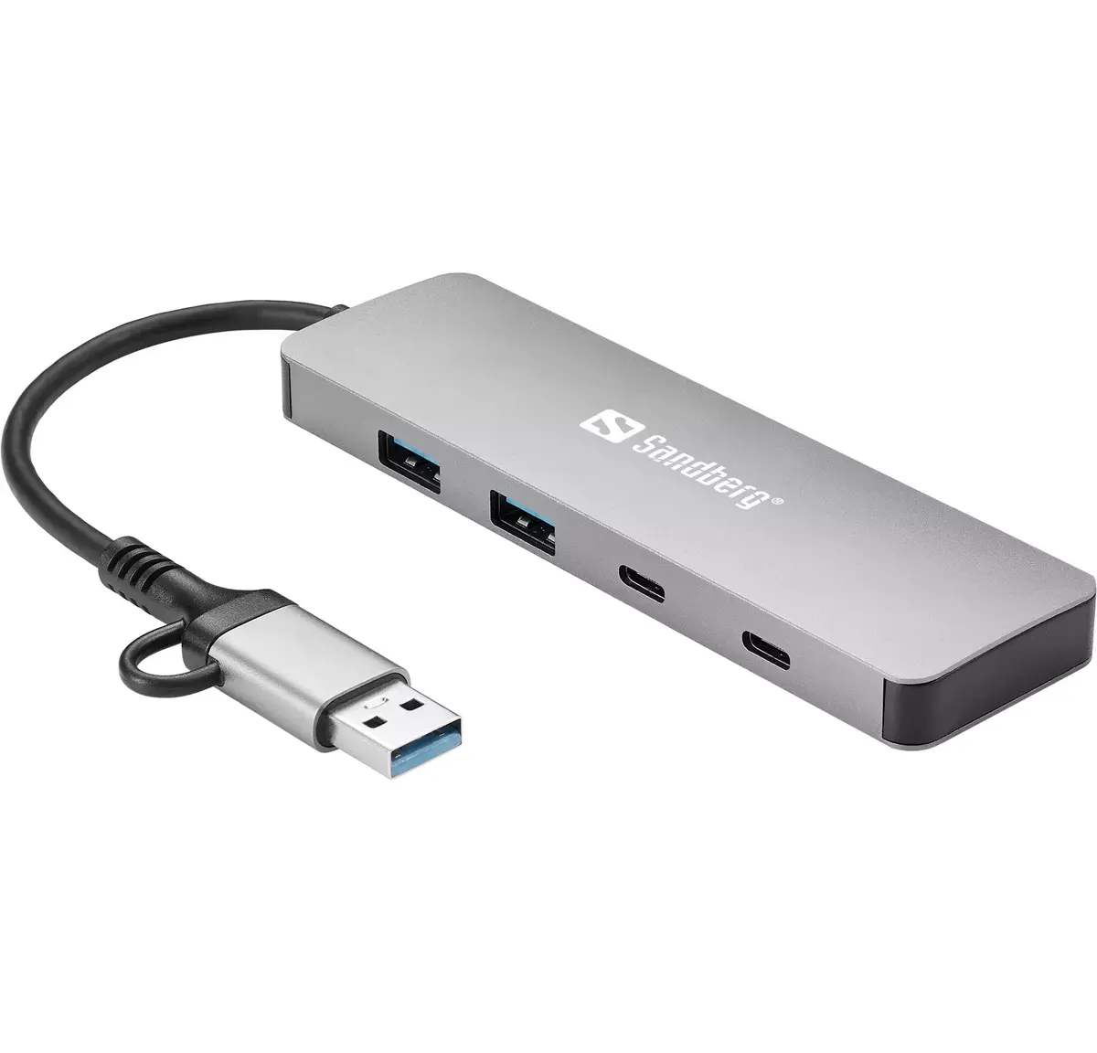 Хаб Sandberg USB-C/A на 2xUSB-A+2xUSB-C Photo 2