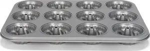 Mold for 12 mini bundt cakes Patisse SILVER-TOP PAT-03682, 12 cavities