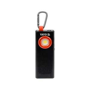 Handheld work light YATO YT-08557 — LED 5.9 W, aluminium housing, built-in 2000 mAh battery