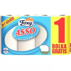 Virtuves dvielis Foxy Asso 2-slāņu balts – Foxy (modelis 002047), 2 slāņi