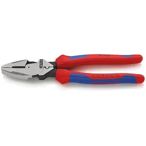 Плоскогубцы Knipex 09 12 240 — универсальные, 240 мм, повышенный рычаг
