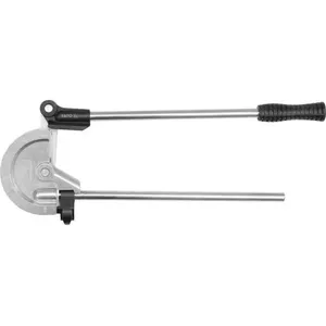 Tube bender YATO YT-21845 — aluminium hand tool for bending tubes and pipes, black metallic finish
