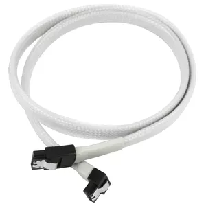 Nanoxia 900400031 SATA cable 0.45 m Black, White