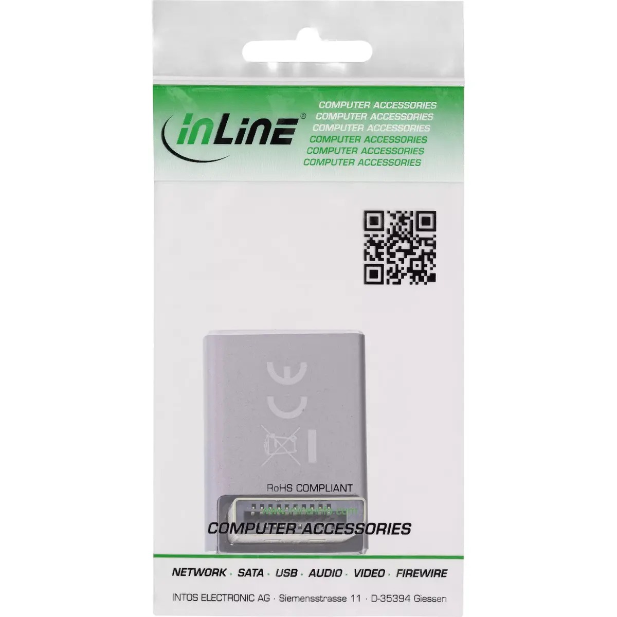 InLine 17291G kabeļa dzimuma mainītājs DisplayPort Photo 4