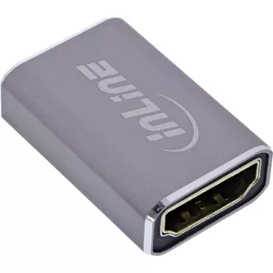 HDMI Gender Changer InLine 17991A Grey Gold Plated