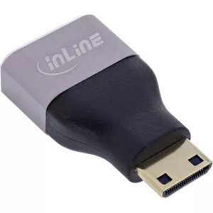 InLine 17991C HDMI A to Mini HDMI C Gender Changer Black Grey