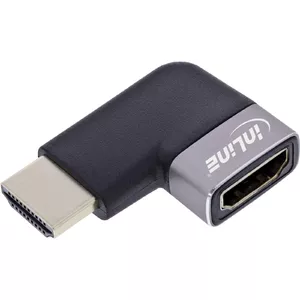 HDMI Gender Changer InLine 17991E Black Grey Gold Plated