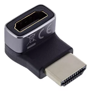 HDMI Gender Changer InLine 17991G Black Grey Gold Plated