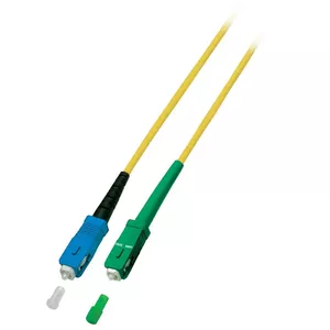 Fibre optic cable EFB Elektronik O0928.3, OS2, SC–SC, 3 m, 9 µm, yellow, full duplex
