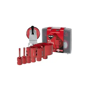 Drill bit set RUBI 51929 6 pc Diamond drill bits 6.8 cm
