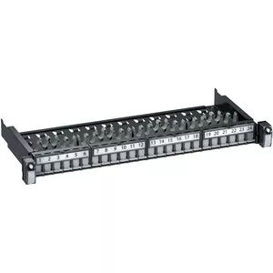 Patch panel 1U Schneider Electric VDIG118241B60 for Cat6 S/UTP, 490×240 mm, metal/plastic