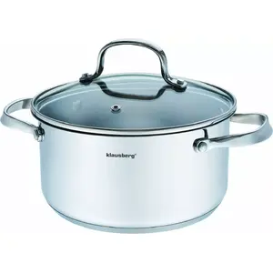 Cooking pot Klausberg KB-7212, 18 cm diameter, stainless steel