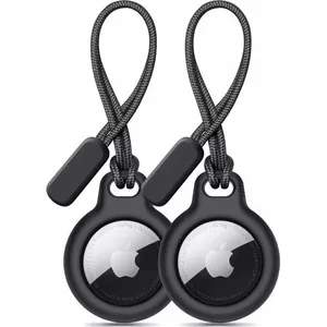 Крепление-брелок 2 шт. Tech-Protect для Apple AirTag — Rough Chain, чёрный