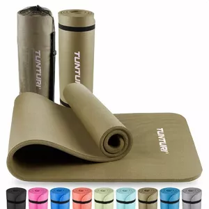 Fitness mat Tunturi NBR (model 14TUSFU324) — NBR material, green