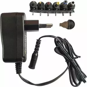 Triton AC/DC Adjustable Plug-in Power Adapter 3–12V DC, 2A, 1 m Cable, Multi‑Voltage Output (3V, 4.5V, 5V, 6V, 7.5V, 9V, 12V)